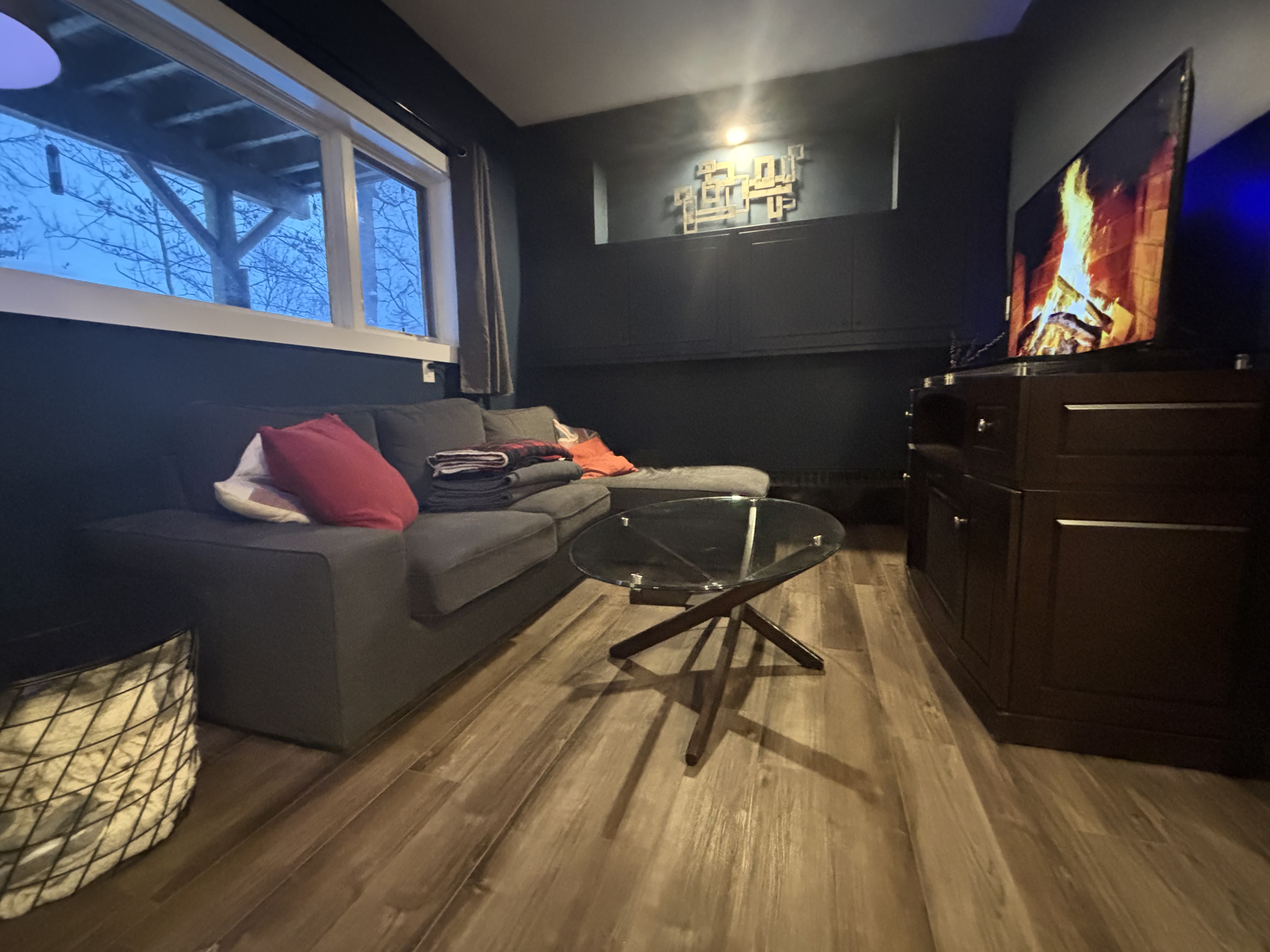 Rockton Lodge’s cozy new TV den