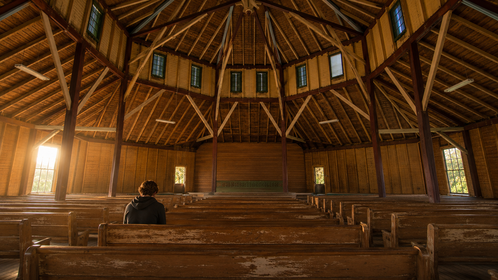 For the teenager sitting in the pew.